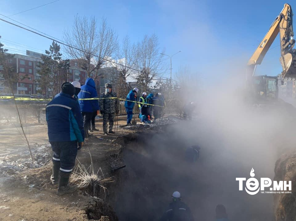 “Энхтайваны гүүрэн доорх дулааны шугамд дөрөвдүгээр сарын 12-нд гарсан гэмтлийг шөнө нь зассан. Тус шугам нь 2002 онд ашиглалтад орсон"