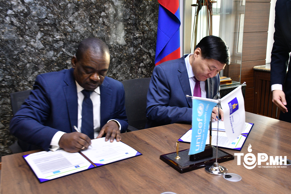 НҮБ-ын хүүхдийн сантай хамтран хэрэгжүүлэх ажлын төлөвлөгөөг батлав