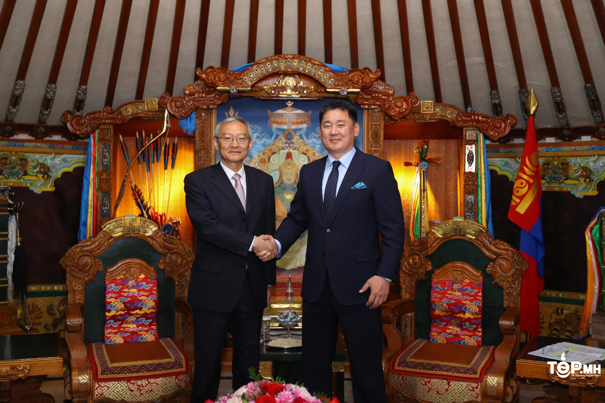 Ерөнхийлөгч У.Хүрэлсүх ШХАБ-ын ЕНБД-тай хамтын ажиллагааны хүрээнд санал солилцов