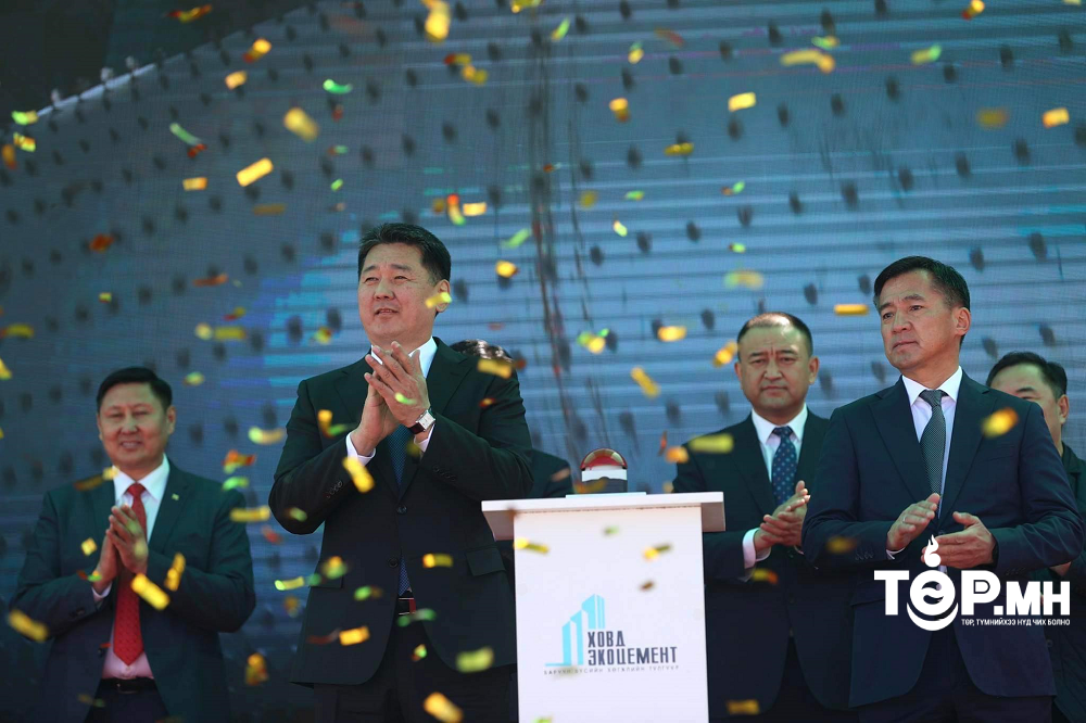 “Ховд эко цемент” үйлдвэр ашиглалтад орлоо