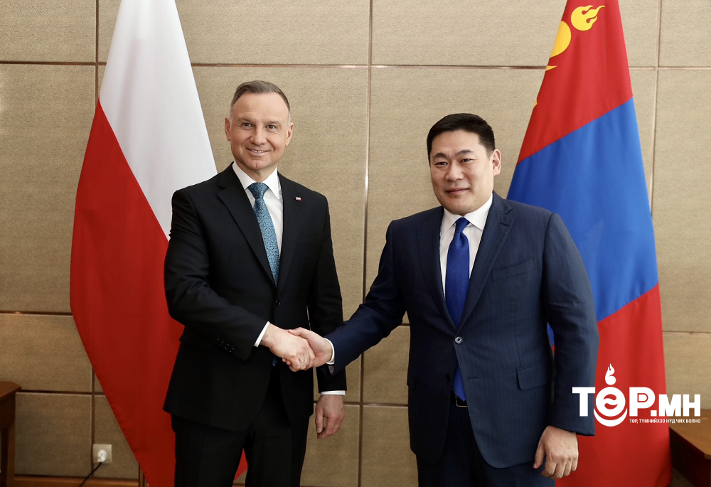 Монгол улсын ерөнхий сайд Л.Оюун-Эрдэнэ БНПУ-ын ерөнхийлөгч Анджей Дудад бараалхлаа