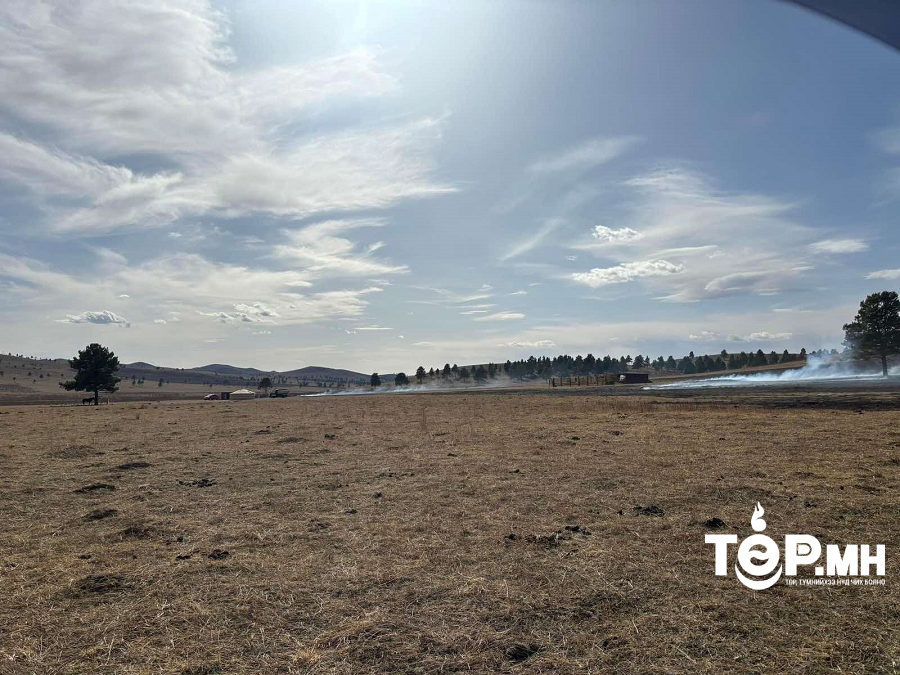 Түймэрт урьдчилсан байдлаар 1200 га талбай өртөж шатлаа