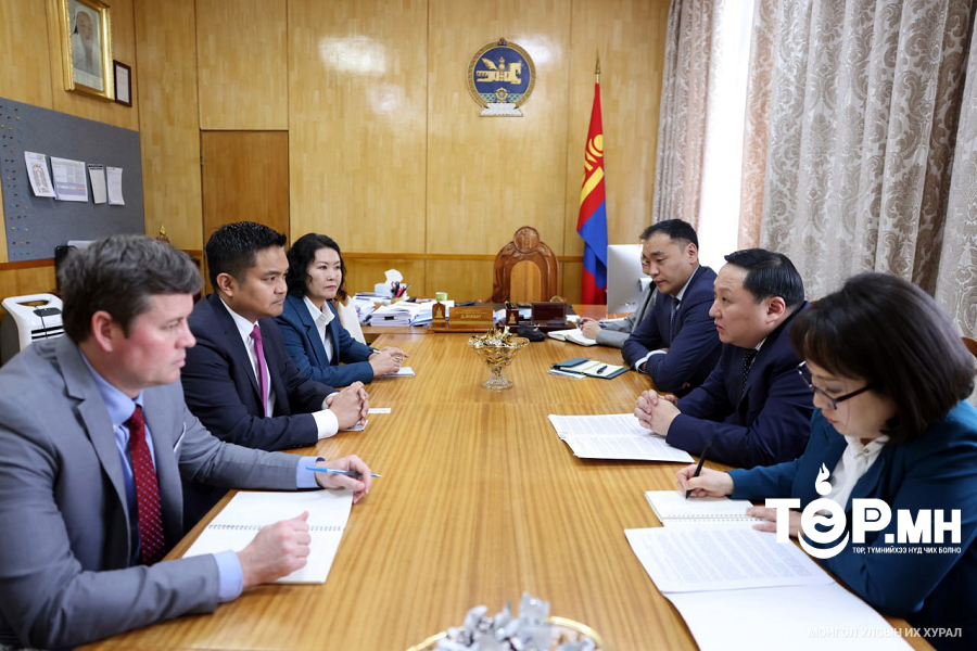 УИХ-ын Ерөнхий нарийн бичгийн дарга Д.Энхбат АНУ-аас Монгол Улсад суугаа Элчин сайд Ричард Буанган-г хүлээн авч уулзав