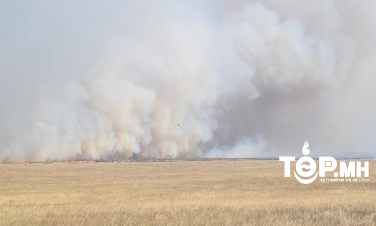 Дорнод, Сүхбаатар аймагт гарсан хээрийн түймэрт 80.400 га талбай өртжээ