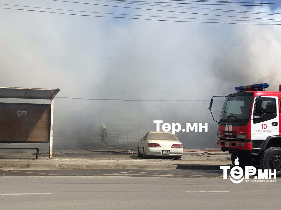 "МИНИЙ ДЭЛГҮҮР"-ийн агуулахад гарсан галыг унтраахаар ажиллаж байсан нэг алба хаагч АМИА АЛДЛАА