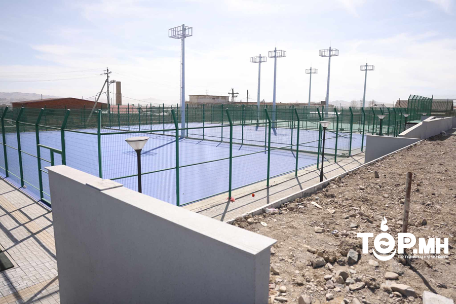 СХД-ийн задгай спорт цогцолборын барилгын ажил 85 хувьтай үргэлжилж байна