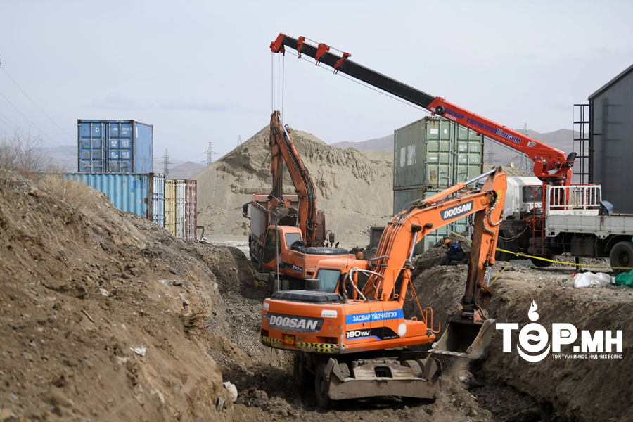 Олон жил гацсан бохир усны "Туул-1" коллекторын шугам угсралтын ажлыг эхлүүллээ