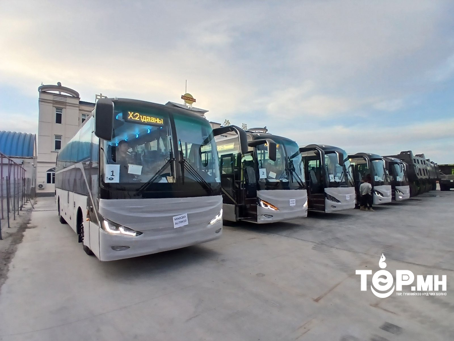 “Yutong Bus” компанид үйлдвэрлэсэн 10 шинэ автобусыг хот орчмын чиглэлд үйлчилгээнд явуулна