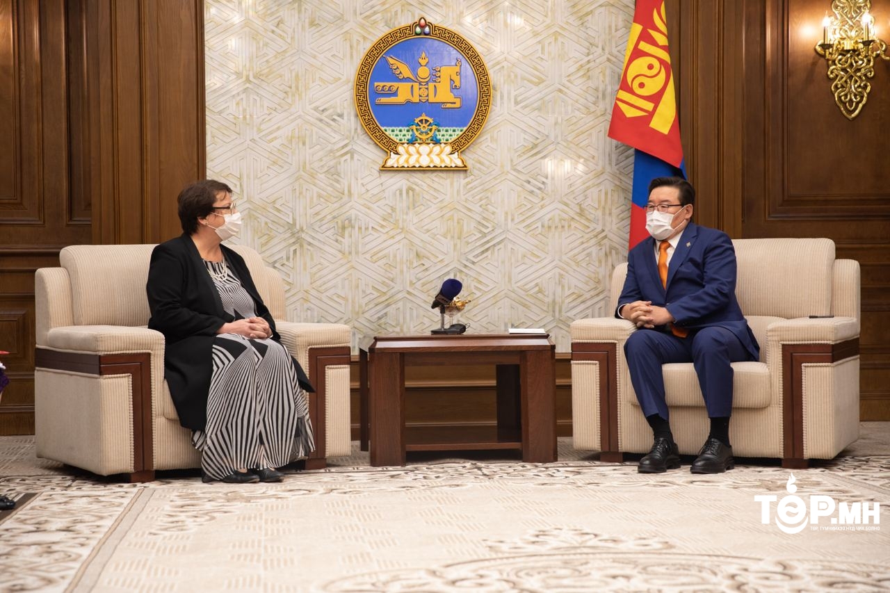 УИХ-ын дарга Г.Занданшатар ШХА-ийн Хамтын ажиллагааны газрын дарга Стефани Бурриг хүлээн авч уулзлаа