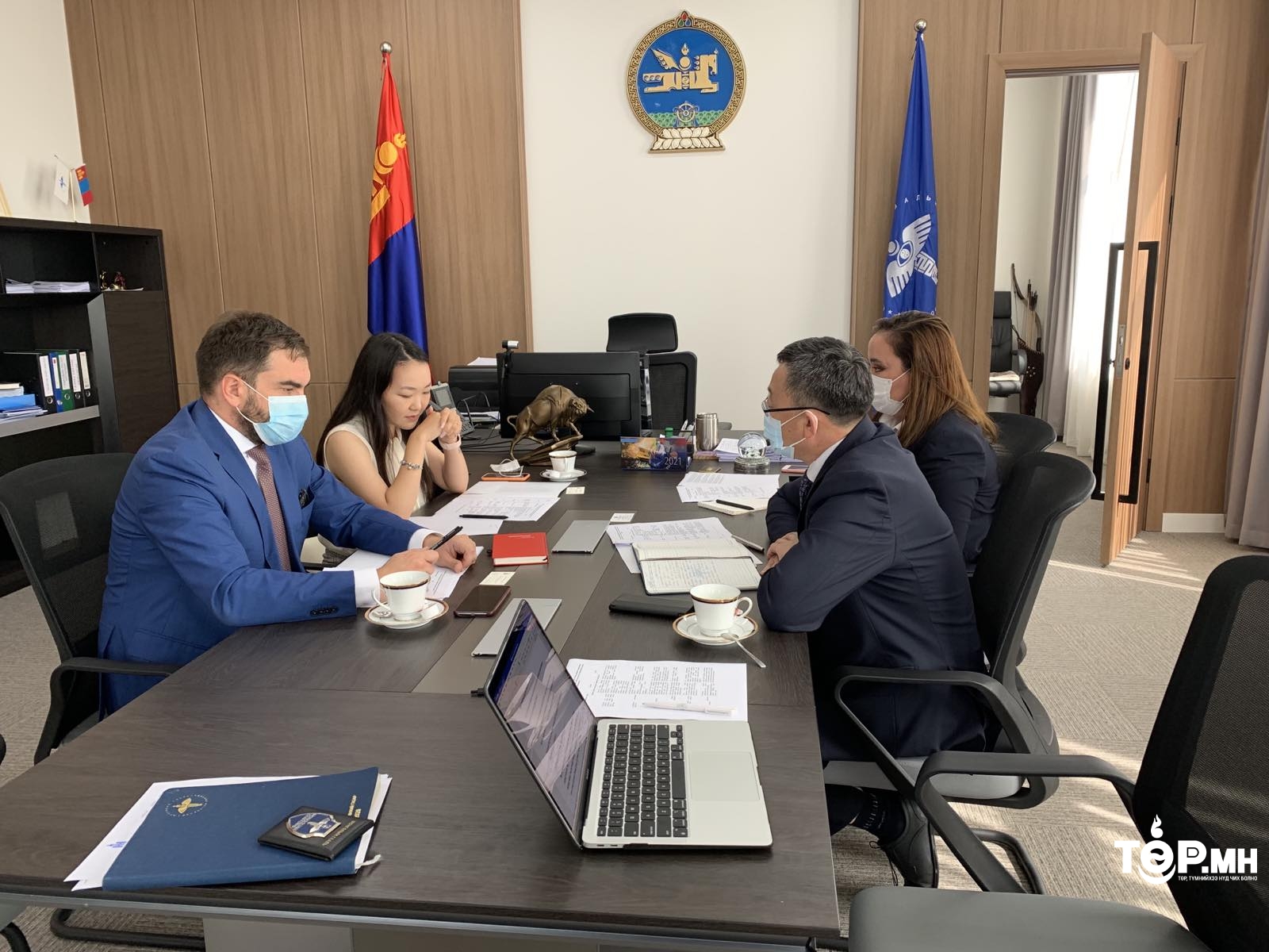 ГЕГ-ын дэд дарга Ц.Гэндэнцэвээн НҮБ-ын Шилжилт хөдөлгөөний байгууллагын хөтөлбөрийн удирдагчтай уулзлаа