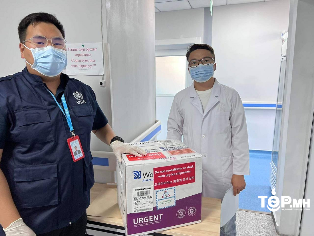 ХӨСҮТ Сармагчны цэцэг өвчнийг илрүүлэх оношлуурыг хүлээн авлаа