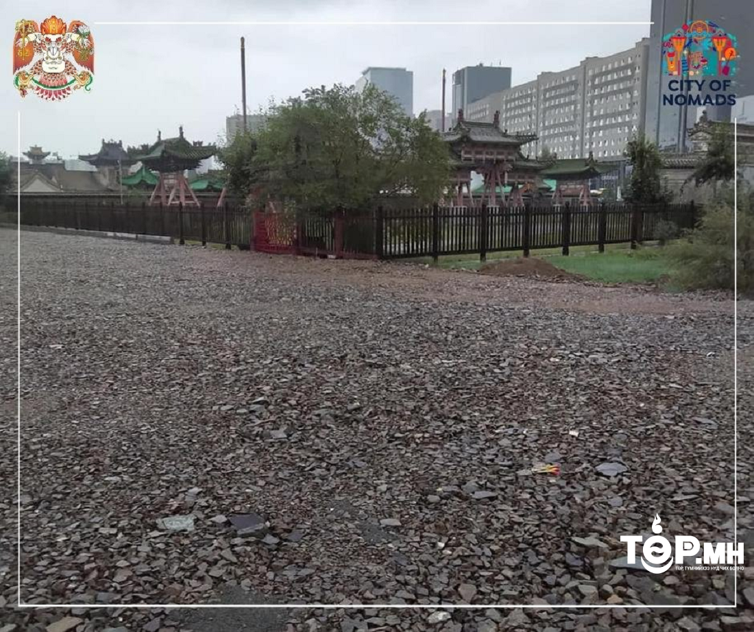 Богд хааны ордон музейн 1.3 га талбайд тохижилт хийж байна