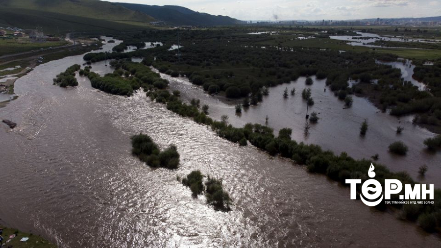 Тэрэлж, Сөгнөгөр, Улиастай голын усны түвшин өмнөх өдрийнхөөсөө 10-40 см нэмэгджээ