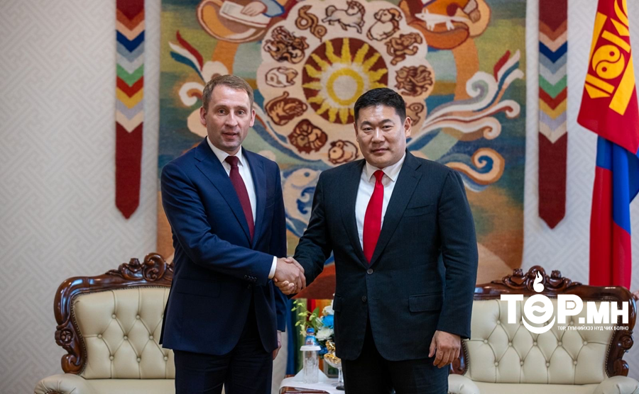 Ерөнхий сайд Л.Оюун-Эрдэнэд ОХУ-ын Байгалийн Нөөц, Экологийн САЙД А.А.Козлов бараалхав