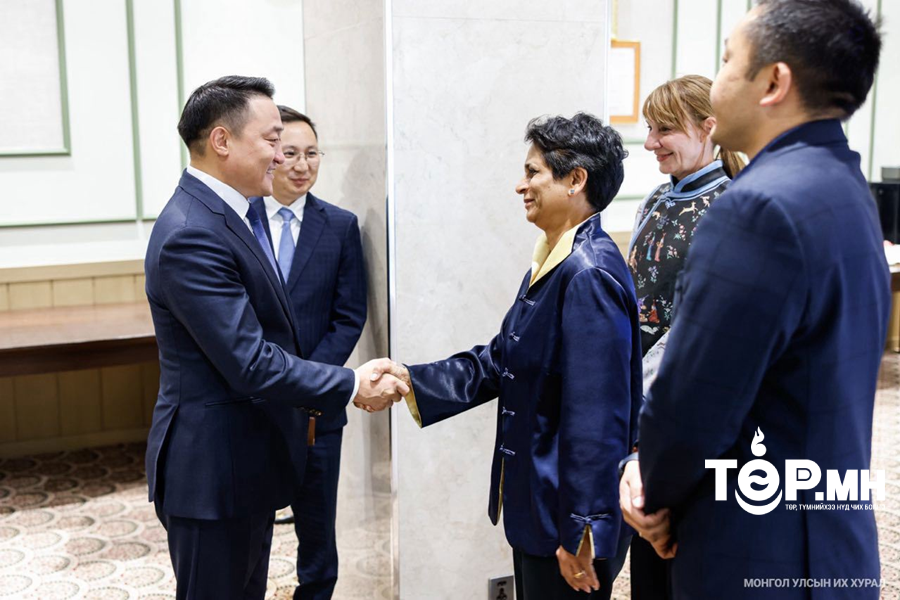УИХ-ын дарга Д.Амарбаясгалан НҮБ-ын Хөгжлийн хөтөлбөрийн Ази, Номхон далайн бүсийн захирал Канни Вигнаражаг хүлээн авч уулзлаа