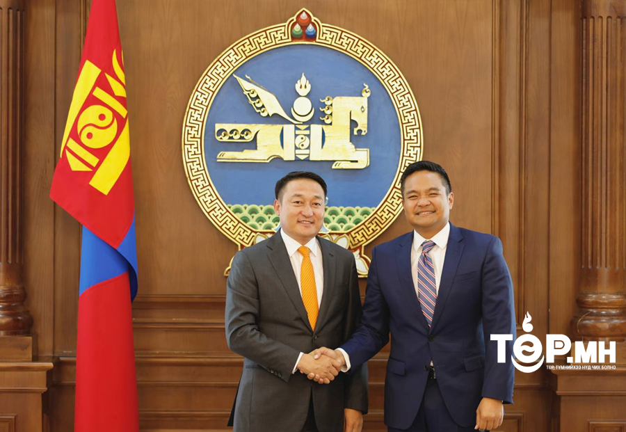 Улсын их хурлын дарга Д.Амарбаясгалан АНУ-аас Монгол улсад суугаа элчин сайд Ричард Буанган-ыг хүлээн авч уулзав