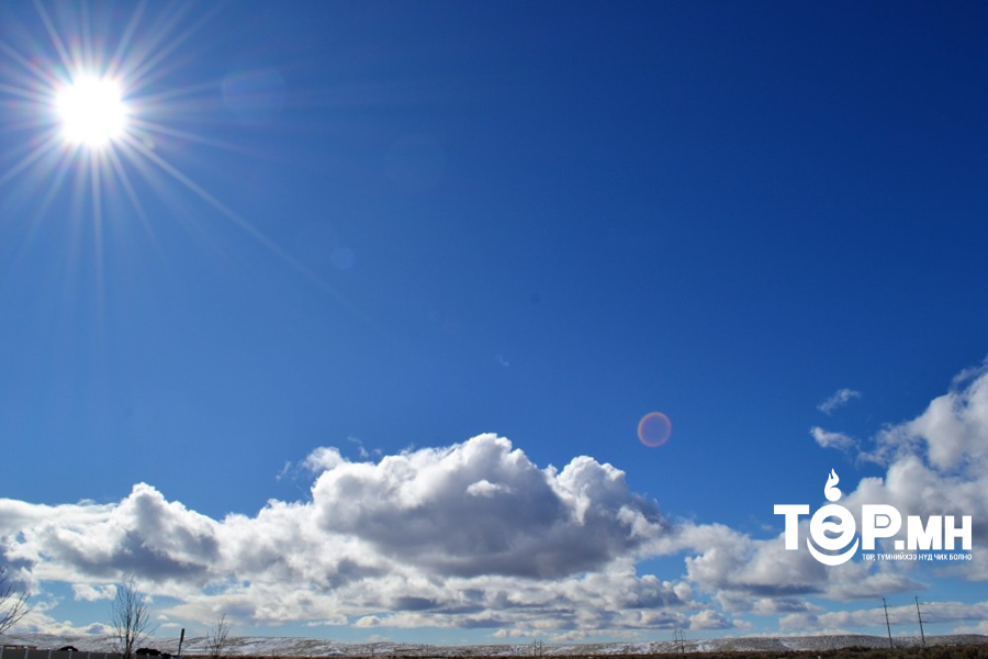 Өнөөдөр ихэнх нутгаар цаг агаар тогтуун байна