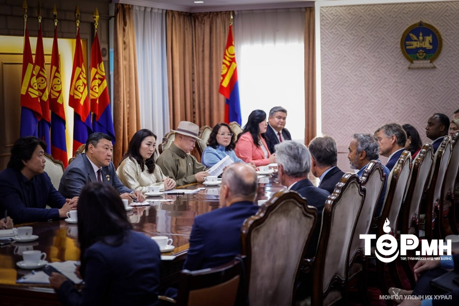 УИХ-ын дэд дарга Х.Булгантуяа АНУ-ын Конгрессын Төлөөлөгчдийн танхимын гишүүдийг хүлээн авч уулзлаа