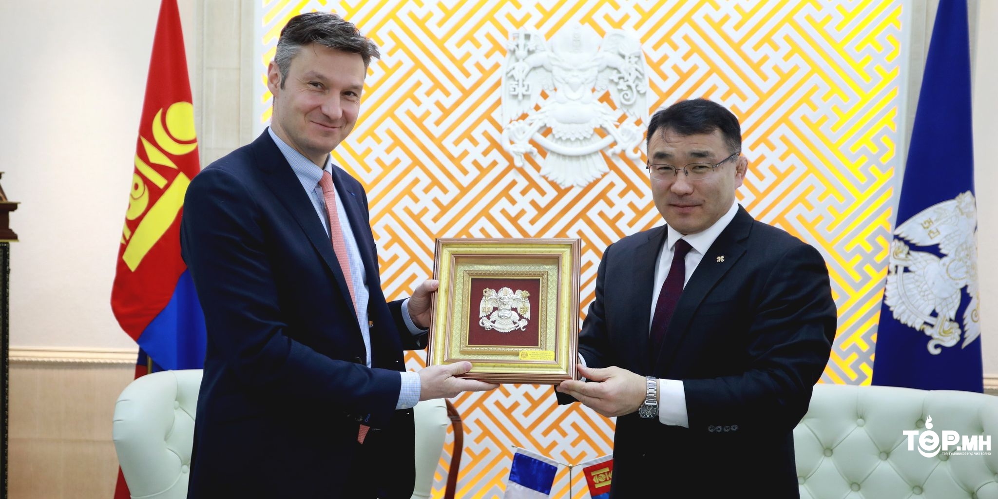 Элчин сайд Сэбастиен Сүрүнийг хүлээн авч уулзлаа