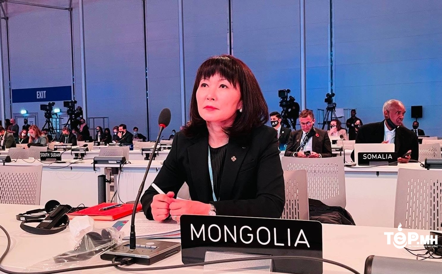 Н.Уртнасан уур амьсгалын өөрчлөлтийн тухай удирдагчдын уулзалтад оролцлоо