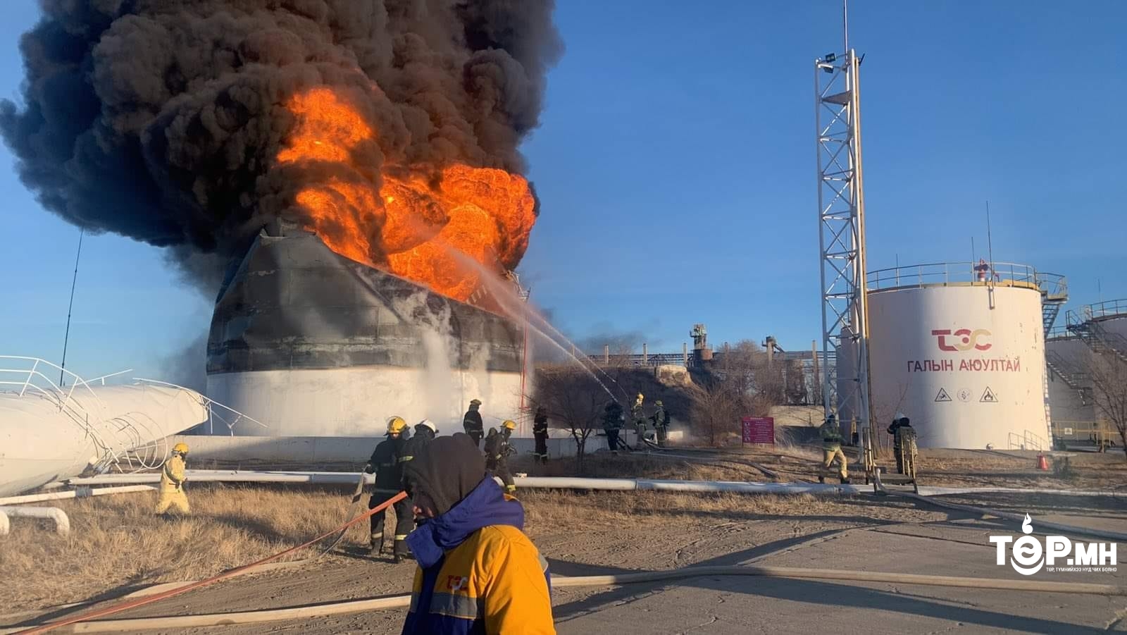 Дархан-Уул аймагт шатахууны нөөцийн сав шатжээ