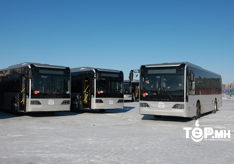 Шинэ автобуснууд Улаанбаатар хот руу хөдөллөө