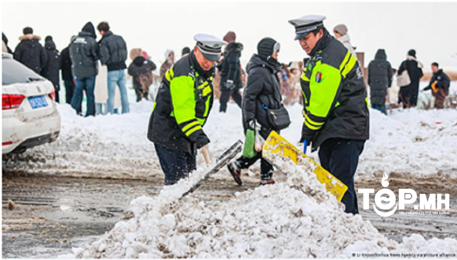 БНХАУ-ын зарим газарт -47.8 хэмд хүрч хүйтэрсэн бол зарим газарт +35.3 хэмд хүрч халсан байна