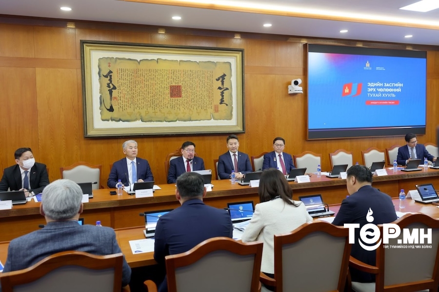 Эдийн засгийн эрх чөлөөний тухай хуулийн төслийг энэ сард багтаан УИХ-д өргөн барихаар ажиллаж байна