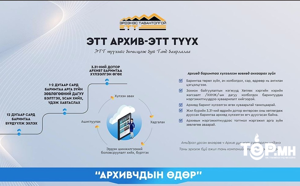 ЭТТ-архив" үүссэний 12 жилийн ой боллоо