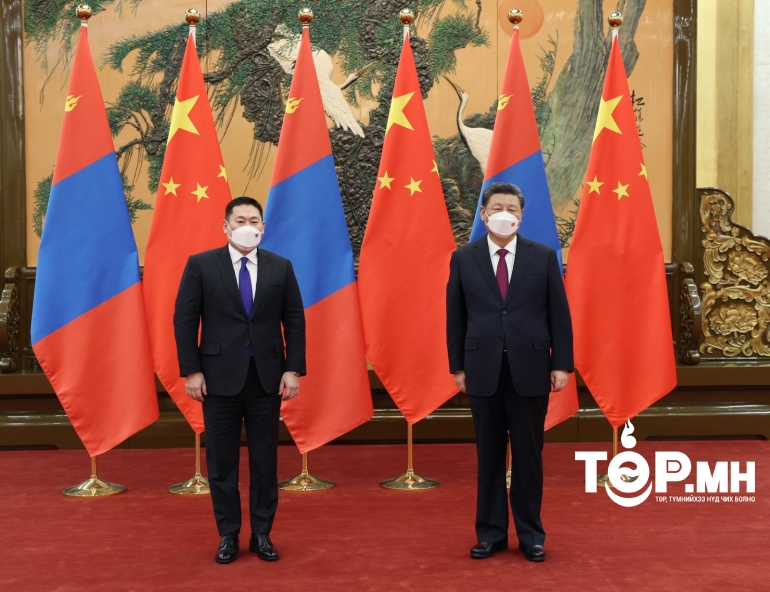 Монгол улсын ерөнхий сайд Л.Оюун-Эрдэнэ БНХАУ-ын дарга Ши Жиньпинтэй уулзав