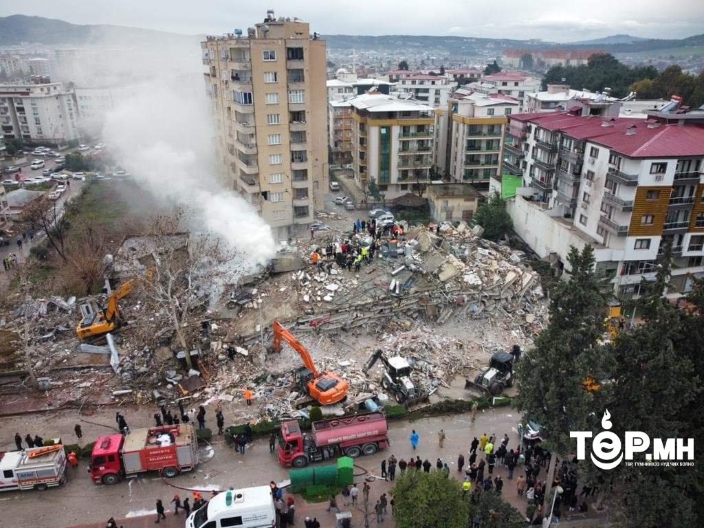 Турк, Сирид газар хөдлөлтийн улмаас амиа алдагсадын тоо 4000-д хүрээд байна