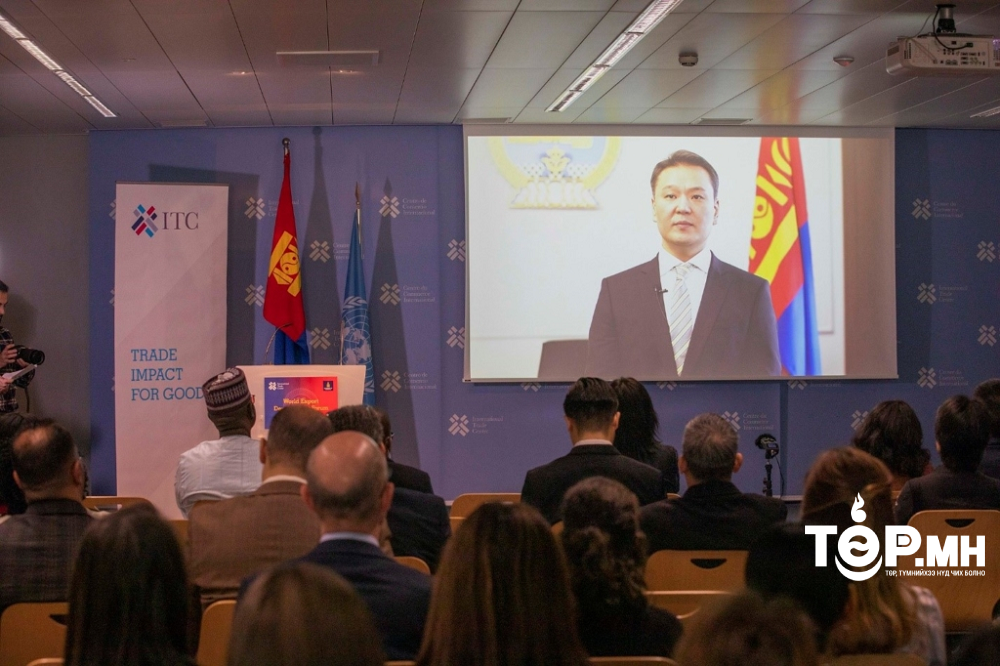 Монгол Улсад 2023 онд болох дэлхийн экспортыг дэмжих форумыг олон улсад зарлах арга хэмжээ Женев хотноо болов
