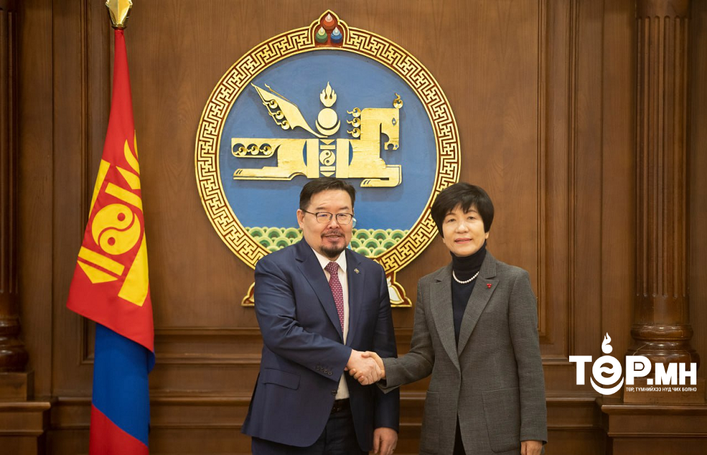 Улсын Их Хурлын дарга Г.Занданшатар БНСУ-ын Үндэсний Ассамблейн дэд дарга Ким Ён Жү-г хүлээн авч уулзав