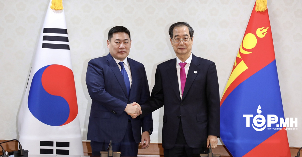 Ерөнхий сайд Л.Оюун-Эрдэнэ БҮгд Найрамдах Солонгос улсын ерөнхий сайдтай албан ёсны хэлэлцээ хийв