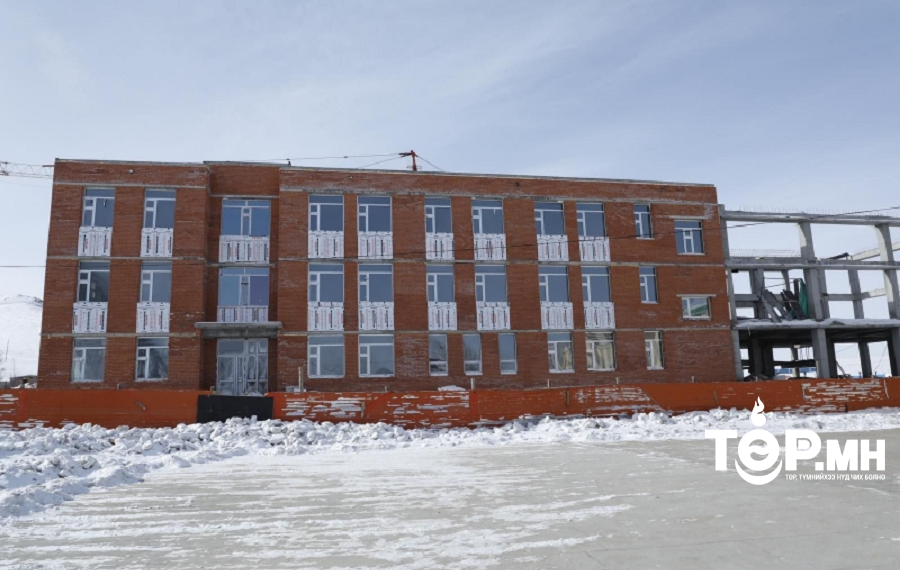 Жаргалант сумын 640 хүүхдийн суудалтай сургуулийн барилга ирэх 7 дугаар сард ашиглалтад орно