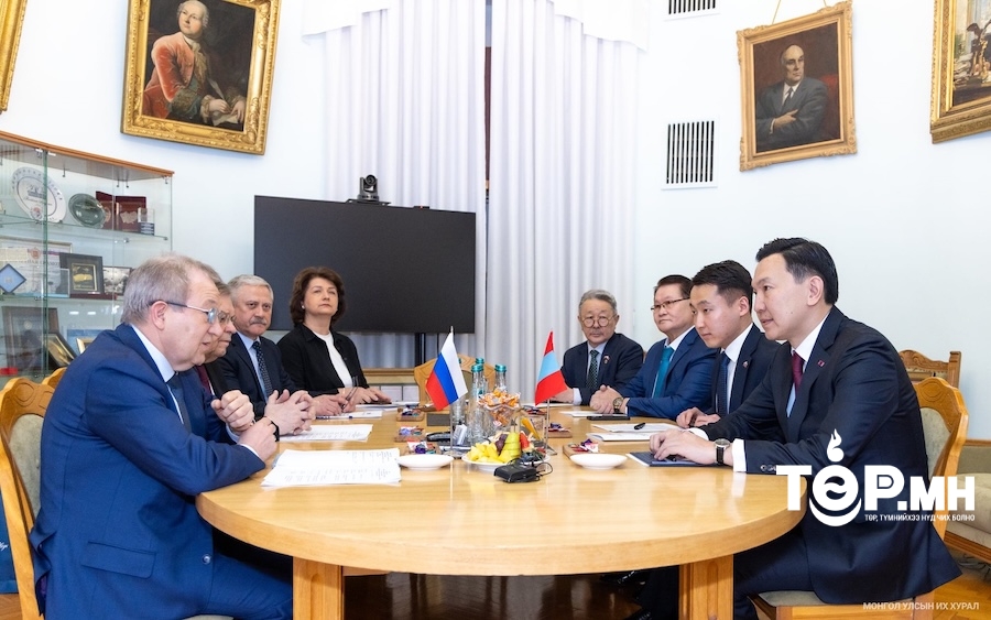 Монгол Улсын Их Хурлын дарга Н.Учрал Оросын Шинжлэх Ухааны Академид зочлов