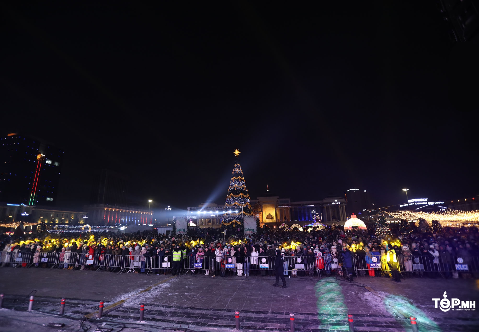 Улаанбаатарын "Мөнгөн үдэш" арга хэмжээний үеэр ноцтой дуудлага, мэдээлэл бүртгэгдээгүй