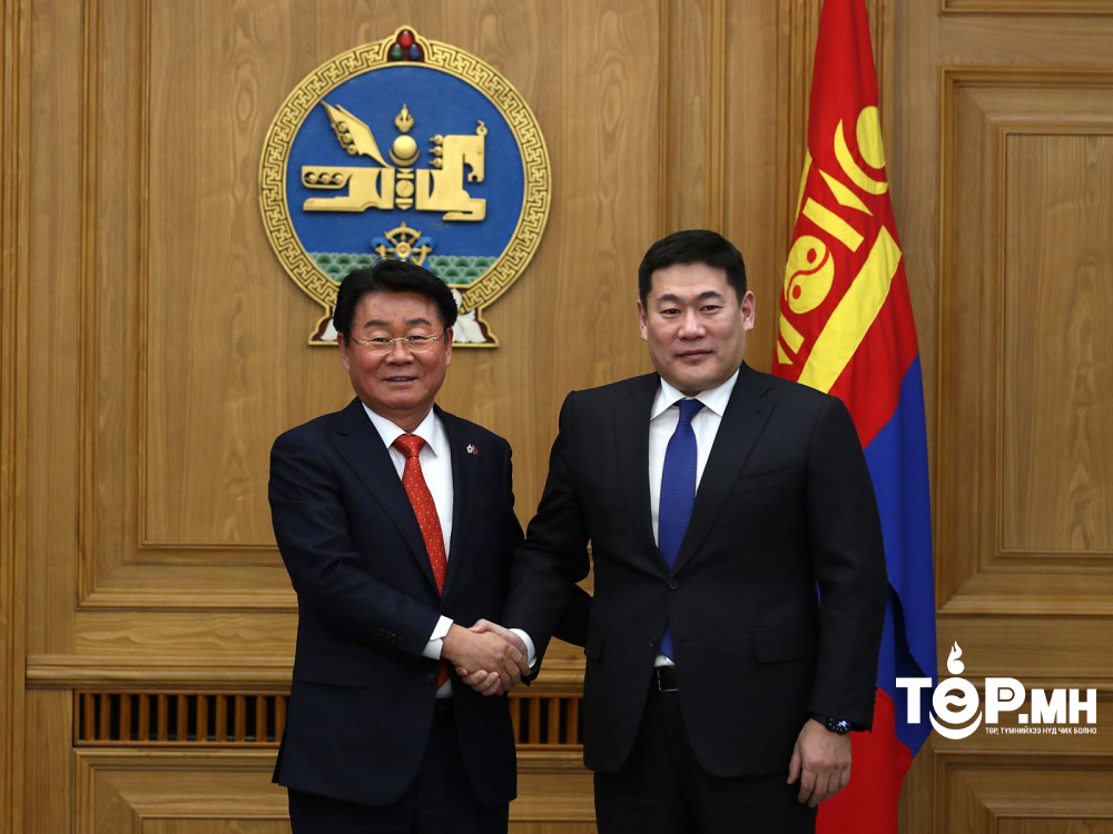 Ерөнхий сайд Л.Оюун-Эрдэнэ БНСУ-ын Элчин сайдыг хүлээн авч уулзлаа