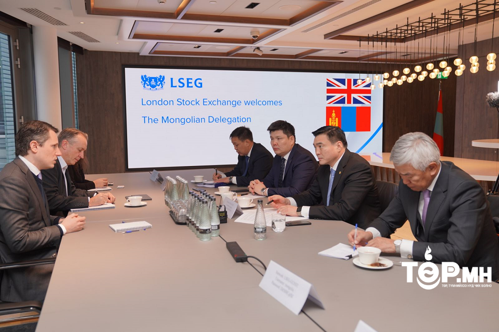Монгол Улсын Шадар сайд Лондон хотын Хөрөнгийн биржид зочиллоо