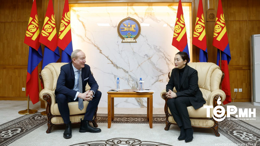 Европын сэргээн босголт, хөгжлийн банкны Монгол Улс дахь Суурин төлөөлөгч ноён Ханнес Такачийг хүлээн авч уулзлаа