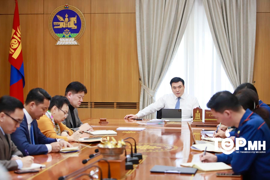 Монгол улсын Шадар сайд С.Амарсайхан ОБЕГ-ын удирдагуудад үүрэг чиглэл өглөө