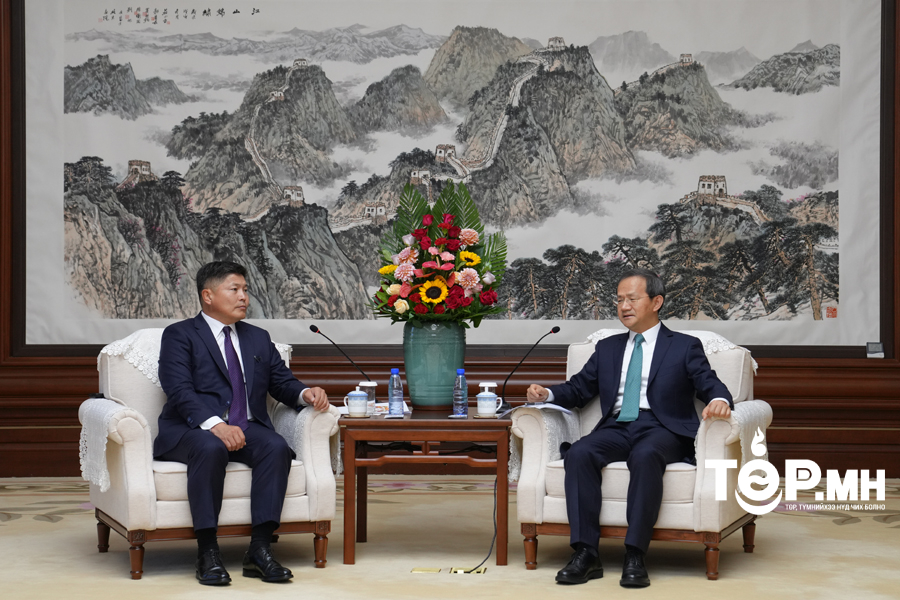 Хотын дарга Х.Нямбаатар Бээжин хотын дарга Ин Юнтай уулзав