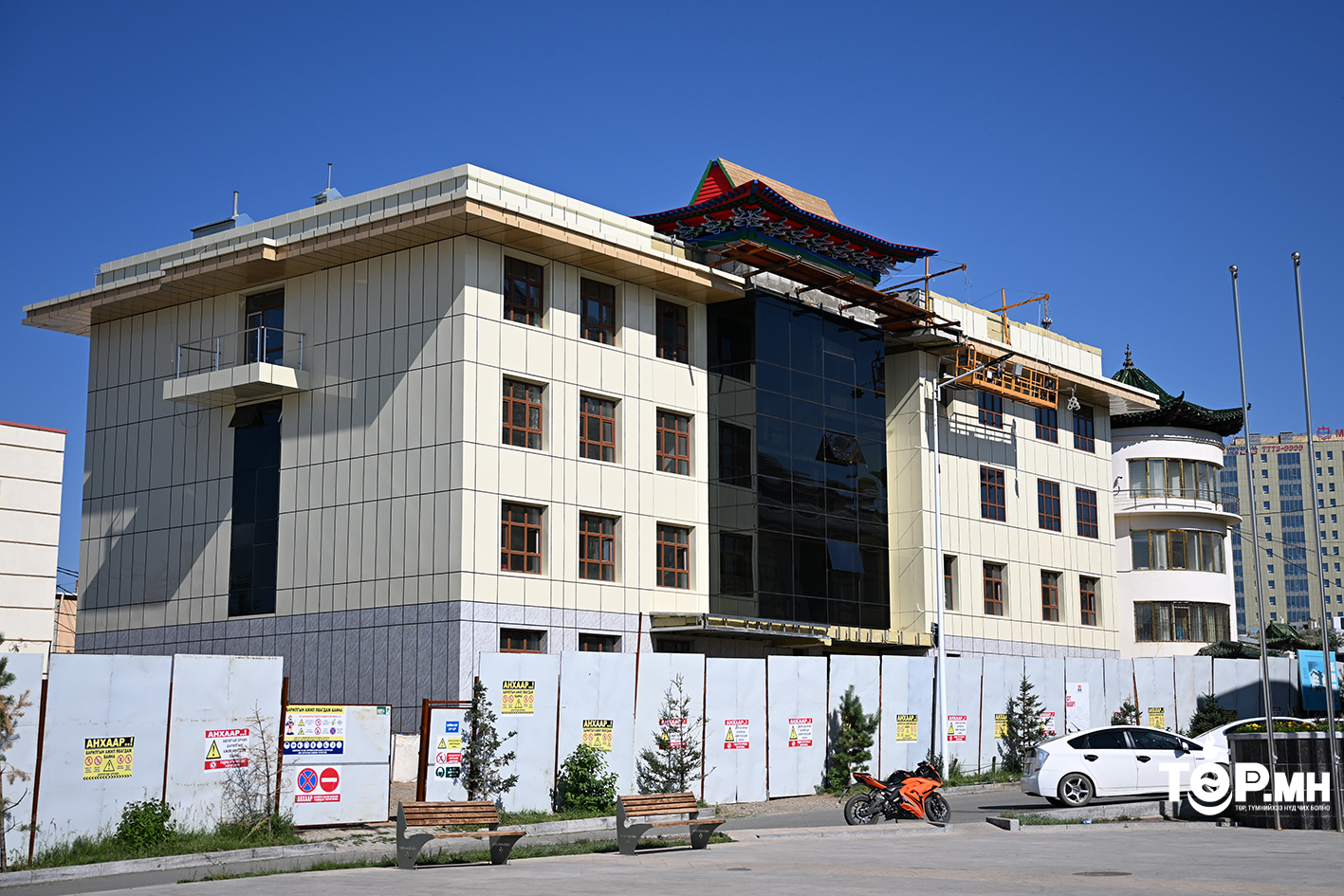 НЕБ-ын 112 дугаар сургуулийн барилгын ажлын явц 85 хувьтай үргэлжилж байна