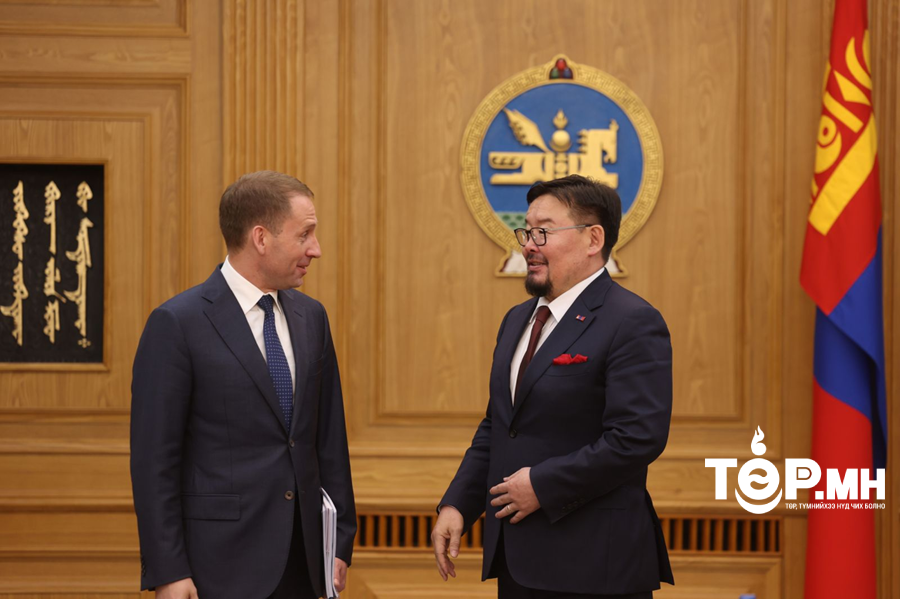 Ерөнхий сайд Г.Занданшатар ОХУ-ын Байгалийн нөөц, экологийн сайдыг хүлээн авч уулзлаа