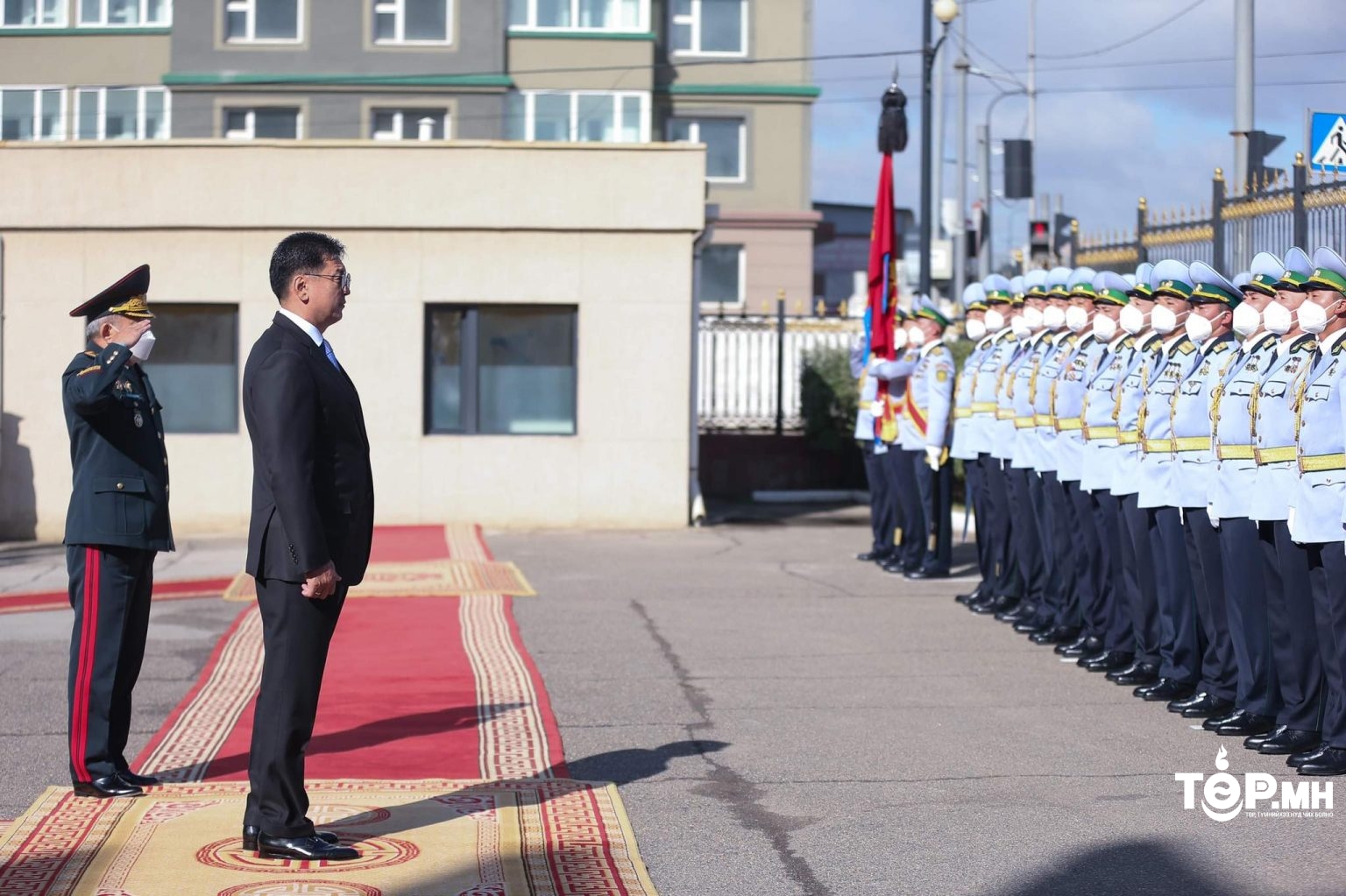 Монгол Улсын Ерөнхийлөгч Хил хамгаалах ерөнхий газарт ажиллалаа