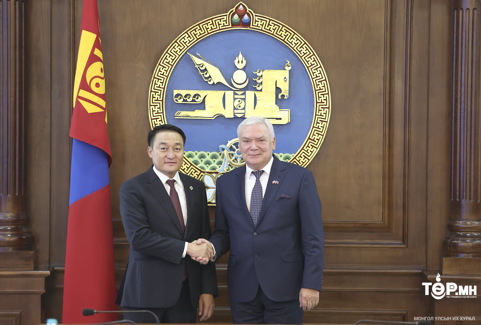 УИХ-ын дарга Д.Амарбаясгалан Бүгд Найрамдах Польш Улсын Сеймийн гишүүн, Польш-Монголын парламентын бүлгийн дарга Станислав Горчыцаг хүлээн авч уулзлаа